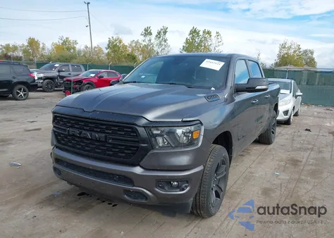 2022 Ram 1500 Big Horn 4X4 5'7 Box z USA, uszkodzony, nr VIN 1C6RRFFG9NN325106